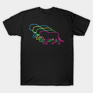 Lion 80s Neon T-Shirt